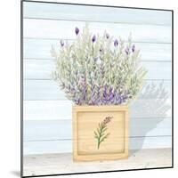 Lavender and Wood Square III-Janice Gaynor-Mounted Art Print