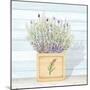 Lavender and Wood Square III-Janice Gaynor-Mounted Art Print