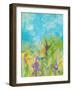 Lavender Blooms-Jan Weiss-Framed Art Print