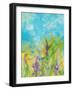 Lavender Blooms-Jan Weiss-Framed Art Print