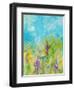 Lavender Blooms-Jan Weiss-Framed Art Print