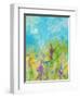 Lavender Blooms-Jan Weiss-Framed Art Print