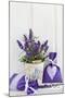 Lavender, Blossoms, Fragrance Sachets, Flowerpot-Andrea Haase-Mounted Photographic Print