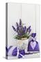 Lavender, Blossoms, Fragrance Sachets, Flowerpot-Andrea Haase-Stretched Canvas