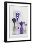 Lavender, Blossoms, Pansies, Chive Blossoms, Heart-Andrea Haase-Framed Photographic Print