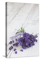 Lavender, Blossoms, Smell, Bunch, Wood-Andrea Haase-Stretched Canvas