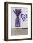 Lavender, Blossoms, Vase, Heart-Andrea Haase-Framed Photographic Print