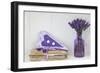 Lavender, Blossoms, Vase, Letters, Heart-Andrea Haase-Framed Photographic Print