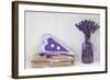 Lavender, Blossoms, Vase, Letters, Heart-Andrea Haase-Framed Photographic Print