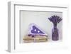 Lavender, Blossoms, Vase, Letters, Heart-Andrea Haase-Framed Photographic Print