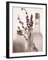 Lavender Bottles-Julie Greenwood-Framed Art Print