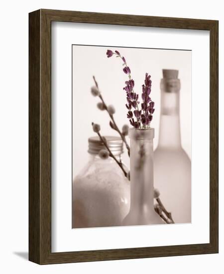 Lavender Bottles-Julie Greenwood-Framed Art Print