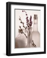 Lavender Bottles-Julie Greenwood-Framed Art Print