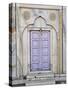 Lavender colored door, Taj Mahal, Agra, India-Adam Jones-Stretched Canvas