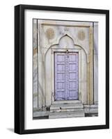 Lavender colored door, Taj Mahal, Agra, India-Adam Jones-Framed Photographic Print