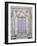 Lavender colored door, Taj Mahal, Agra, India-Adam Jones-Framed Photographic Print