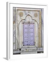 Lavender colored door, Taj Mahal, Agra, India-Adam Jones-Framed Photographic Print