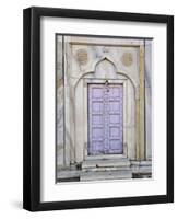 Lavender colored door, Taj Mahal, Agra, India-Adam Jones-Framed Photographic Print