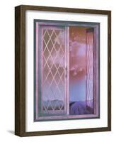 Lavender Cottage-Tina Lavoie-Framed Giclee Print
