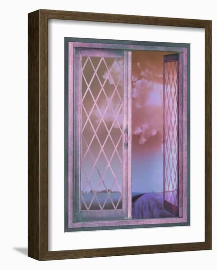 Lavender Cottage-Tina Lavoie-Framed Giclee Print