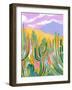 Lavender Desert I-Laura Marr-Framed Art Print