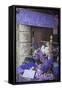 Lavender Display in Shop, Gubbio, Umbria, Italy-Ian Trower-Framed Stretched Canvas