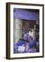 Lavender Display in Shop, Gubbio, Umbria, Italy-Ian Trower-Framed Photographic Print
