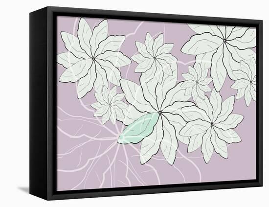 Lavender Drift & Float-Belen Mena-Framed Stretched Canvas