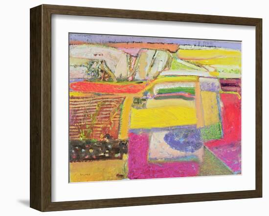 Lavender Farm, 2006-Derek Balmer-Framed Giclee Print