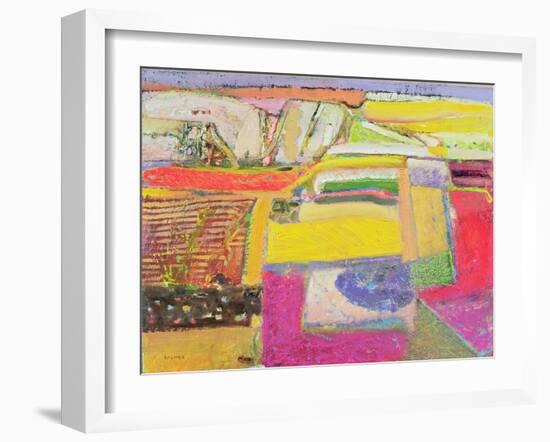 Lavender Farm, 2006-Derek Balmer-Framed Giclee Print