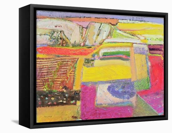 Lavender Farm, 2006-Derek Balmer-Framed Stretched Canvas