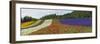 Lavender Farm, Furano, Hokkaido Prefecture, Japan-Keren Su-Framed Photographic Print