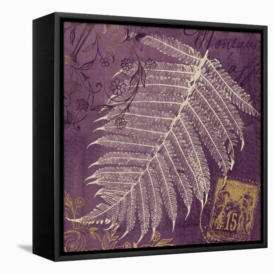 Lavender Fern-Booker Morey-Framed Stretched Canvas