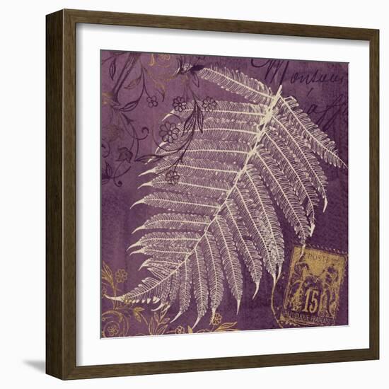 Lavender Fern-Booker Morey-Framed Art Print