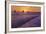 Lavender Field at Sunset-Cora Niele-Framed Giclee Print