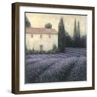 Lavender Field Detail-James Wiens-Framed Art Print