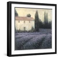 Lavender Field Detail-James Wiens-Framed Art Print