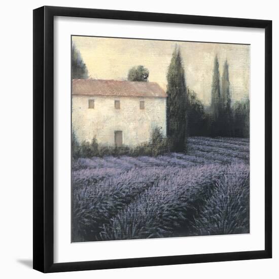 Lavender Field Detail-James Wiens-Framed Art Print