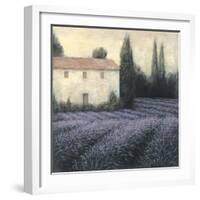 Lavender Field Detail-James Wiens-Framed Art Print