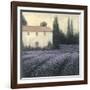 Lavender Field Detail-James Wiens-Framed Giclee Print