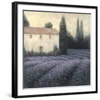 Lavender Field Detail-James Wiens-Framed Giclee Print