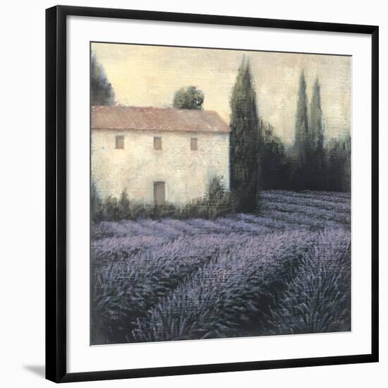 Lavender Field Detail-James Wiens-Framed Giclee Print