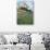 Lavender Field in Front of Ruins of Fortress on a Rock, Les Baux-De-Provence, Bouches-Du-Rhone-null-Photographic Print displayed on a wall