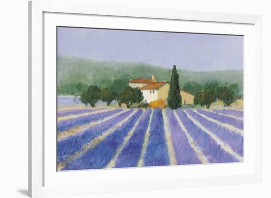 Lavender Field Near St Tropez-Hazel Barker-Framed Giclee Print