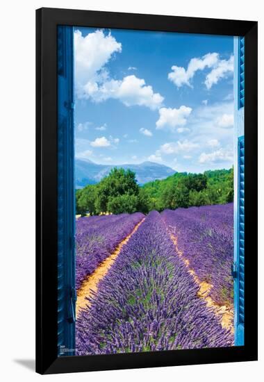 Lavender Field-Trends International-Framed Poster