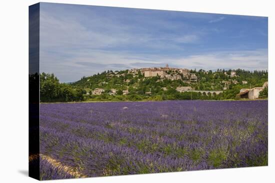 Lavender Fields near Sault-Guido Cozzi-Stretched Canvas