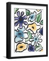 Lavender Flower Burst I-Elizabeth Medley-Framed Art Print