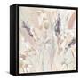 Lavender Flower Field II-Annie Warren-Framed Stretched Canvas
