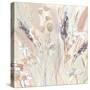 Lavender Flower Field II-Annie Warren-Stretched Canvas
