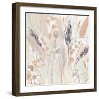 Lavender Flower Field II-Annie Warren-Framed Art Print